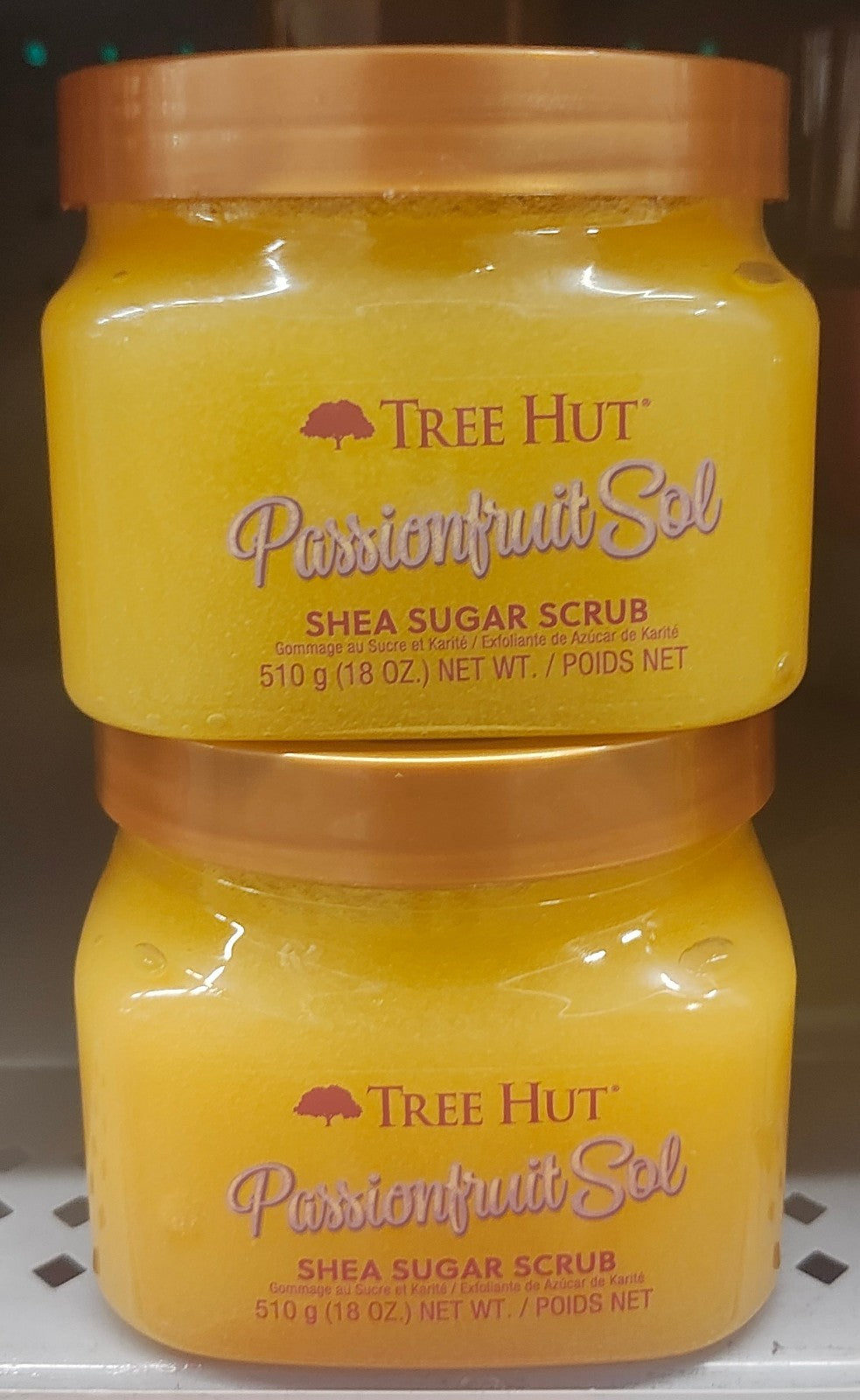 Tree Hut Shea Sugar Scrub Passionfruit Sol ×2- NEW