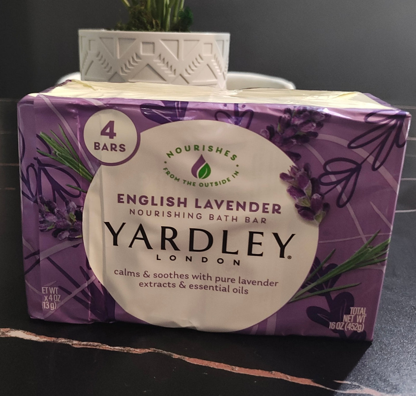SET OF 4 Yardley English Lavender Bar Soap Yardley London Bars 4 oz
