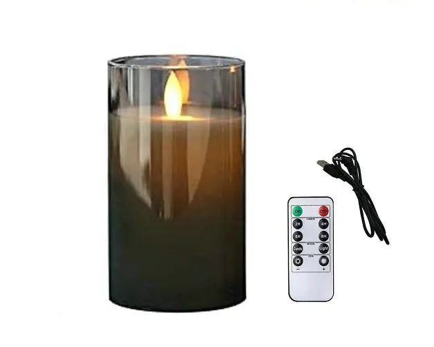 USB Rechargeable Flickering Candles