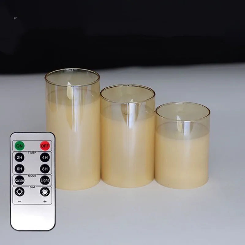 USB Rechargeable Flickering Candles