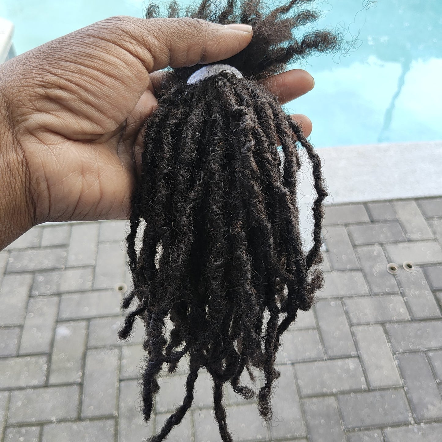 50 Smedium 100% Human Hair Handmade Interlock Method Size 0.3 To 0.5cm 6 To 8in
