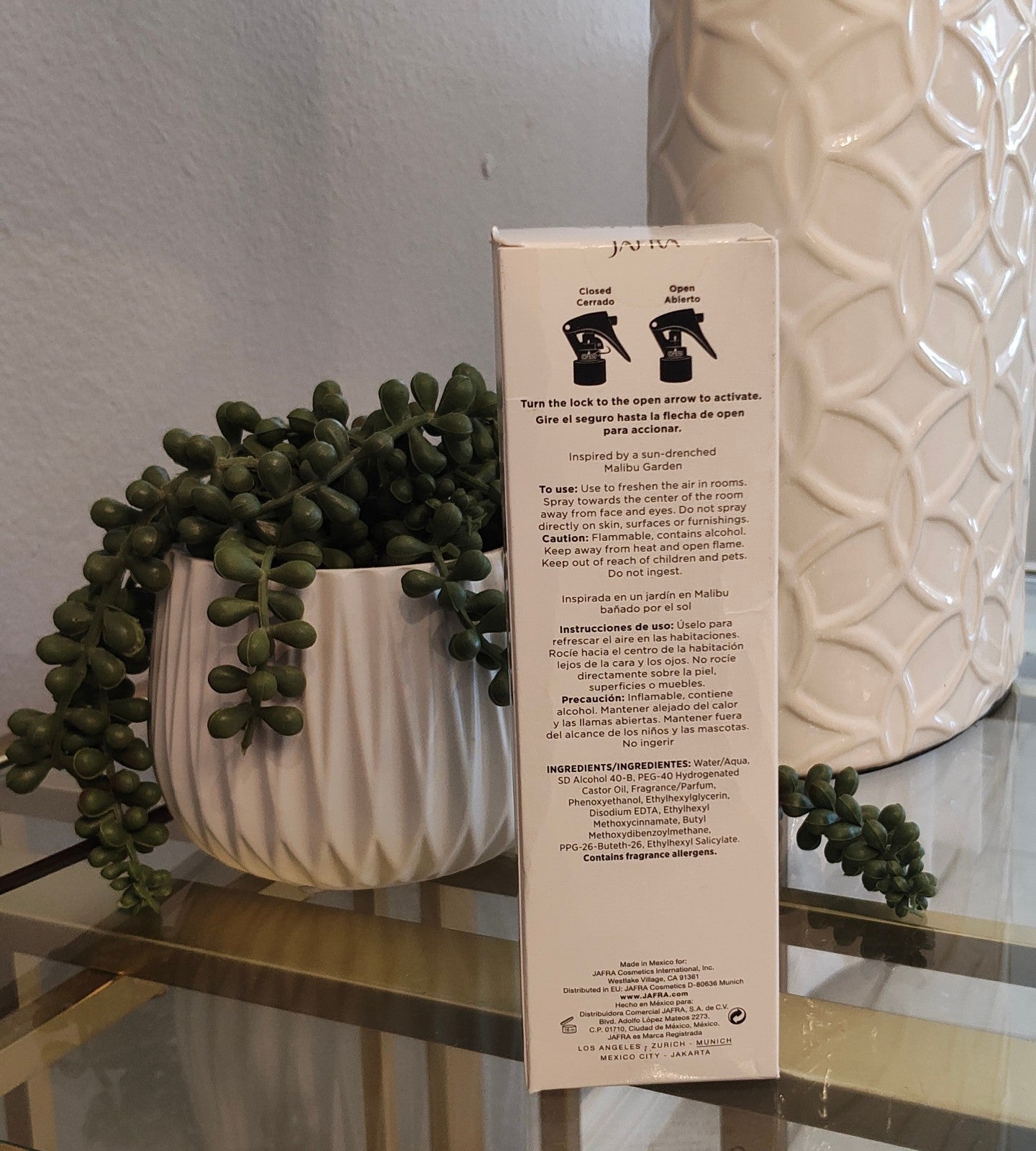 Fragrance Home Spray JAFRA Home Jardin de la Mer Spray Earthy & Woody 6.7 Oz