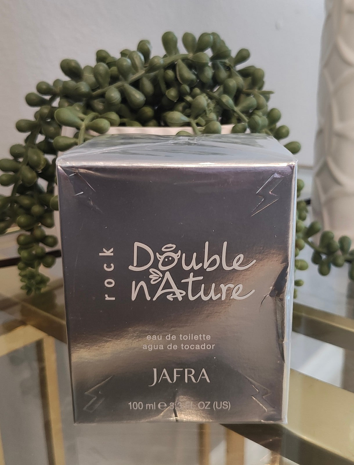 NIB Jafra Double Nature Rock EDT 3.33 FL.oz Bonus Size New & Sealed