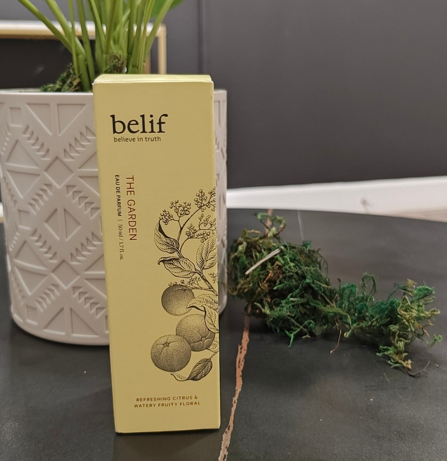 Belif The Garden Eau De Parfum Spray Refreshing Citrus+ Floral 1.7 floz Original