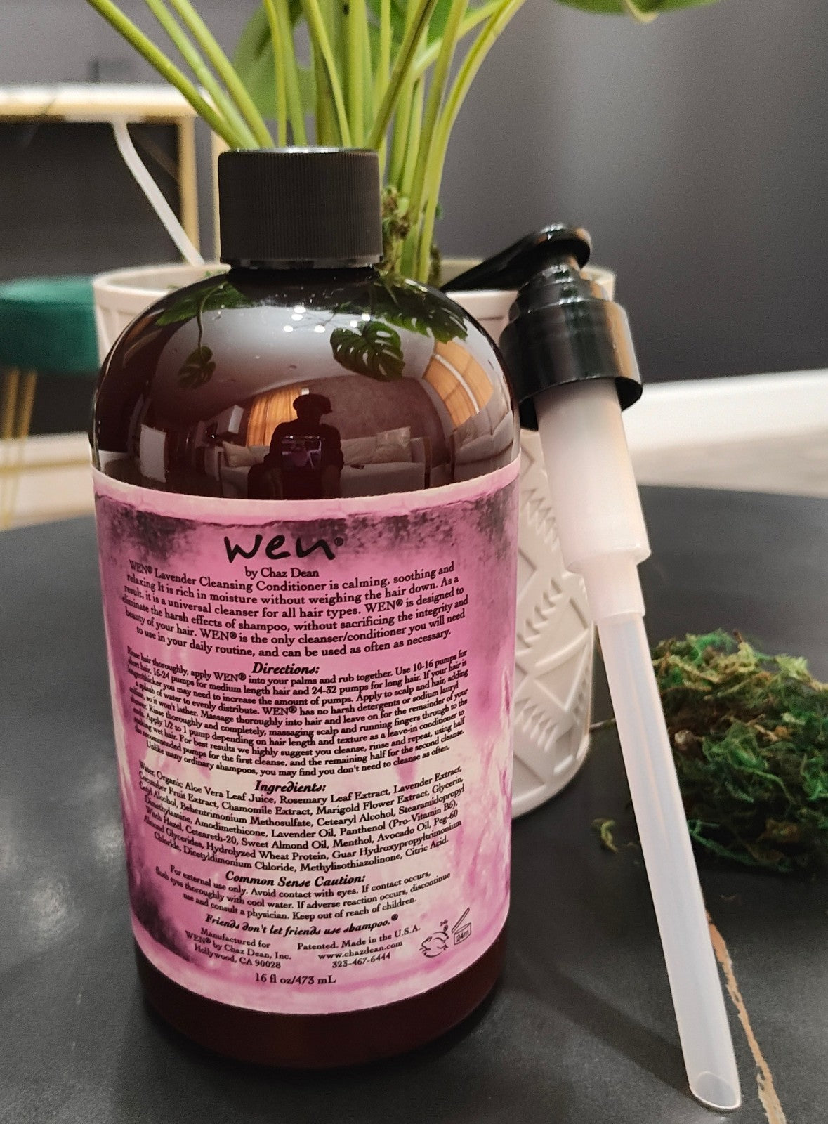 Wen Cleansing Conditioner 16 oz New Lavender Sealed Under Cap With Pump