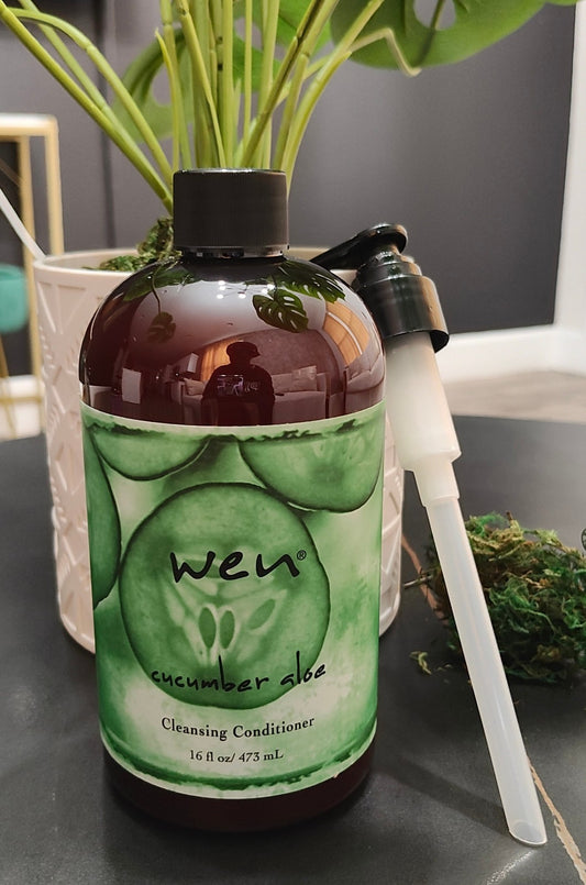 Wen Cleansing Conditioner 16 oz New Cucumber Aloe Sealed Under Cap With Pump