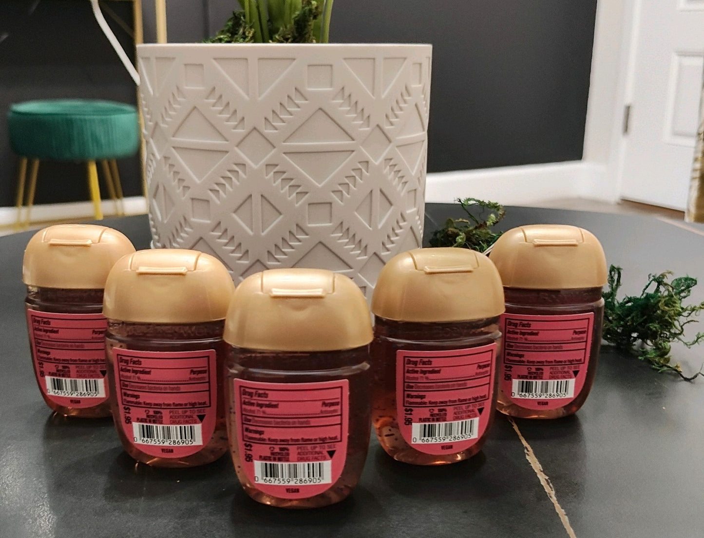 ALL NEW 5-Pack STRAWBERRY POUND CAKE PocketBac Sanitizers 1 oz Bath & Body Works