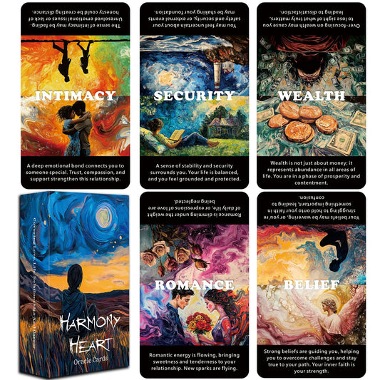 DPEHAKMK Life Situations Oracle Cards Love and Spiritual Growth Oracle Cards for Beginners Relationships Oracle Deck Healing Oracle Deck for Spiritual Development