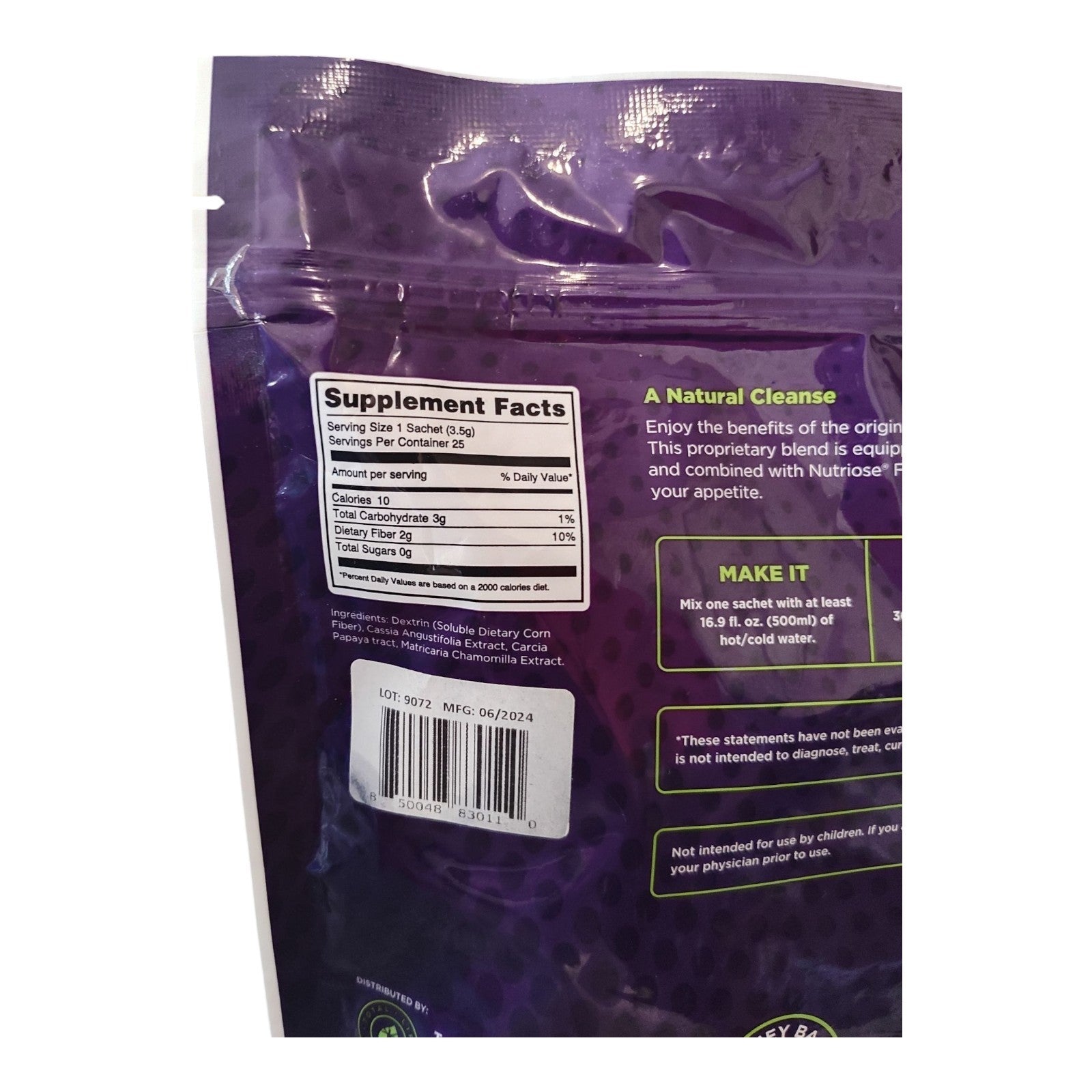 Authentic Total Life Changes Instant Iaso Detox Tea - 25 SACHETS MFG 06/2024