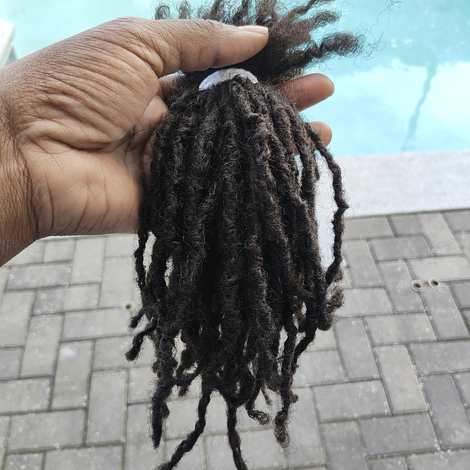 50 Smedium 100% Human Hair Handmade Interlock Method Size 0.3 To 0.5cm 6 To 8in 