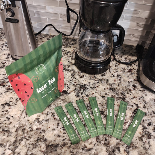 Authentic TLC Iaso Instant Tea 3 Day  Supply - 6 Sachets Watermelon 