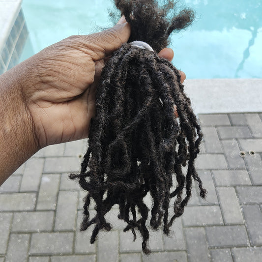 50 Smedium 100% Human Hair Handmade Interlock Method Size 0.3 To 0.5cm 6 To 8in 