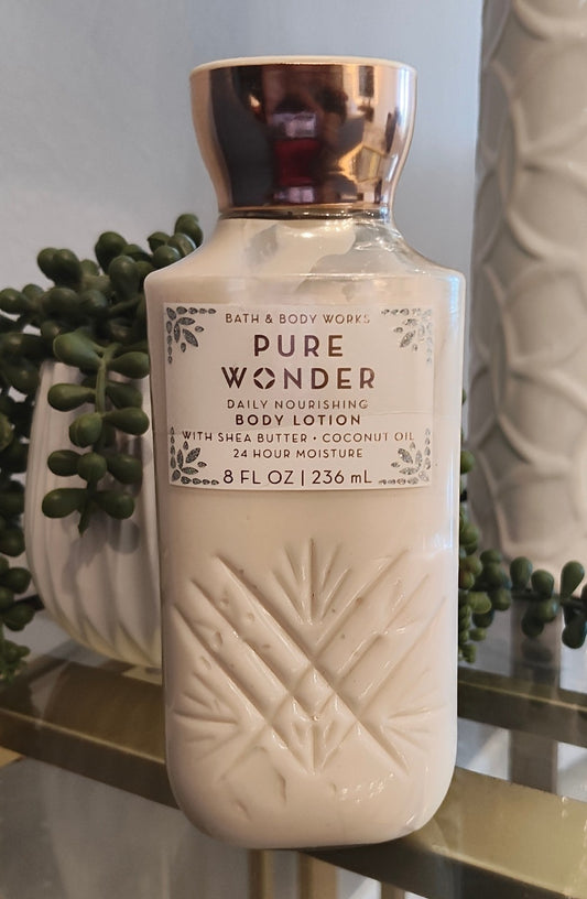 New Bath and & Body Works Daily Nourishing Body Lotion 8 oz Pure Wonder  Sealed