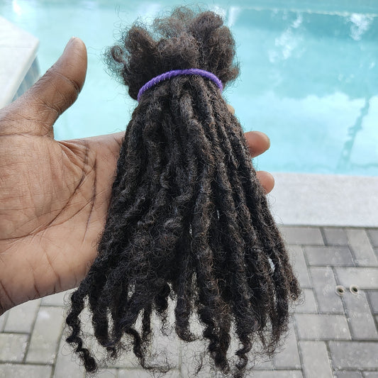 50 Smedium Real 100% Human Hair, Interlock Loc Method Size 0.4 To 6cm 6 To 8in